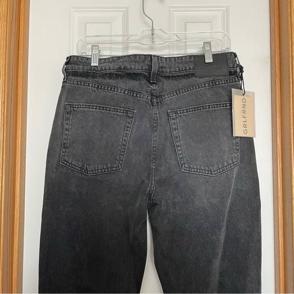 GRLFRND Karolina High Rise Straight Crop Jeans in Black Size 31 - Picture 9 of 15